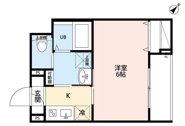 ROBOT HOME 八広III(1K/3階)の間取り写真