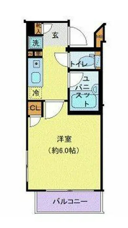 アヴァンツァーレ高輪 4階階 間取り