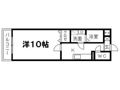 PEGGY-O(1K/1階)の間取り写真