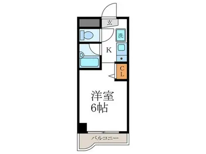 サンクチュアリ(1K/3階)の間取り写真