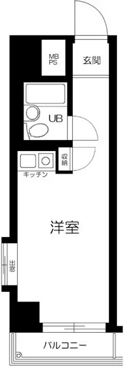 入谷センチュリープラザ21 7階階 間取り