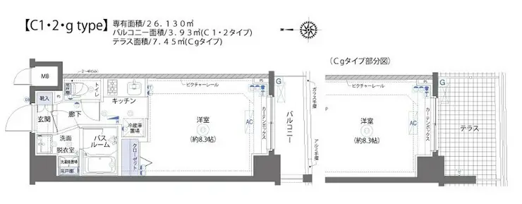 ZOOM板橋大山 4階階 間取り