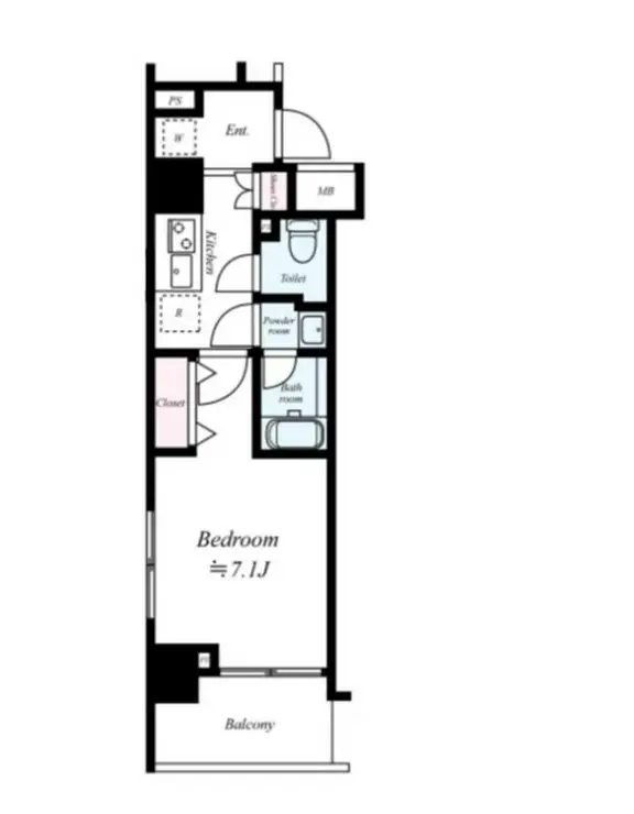 スカイコート中野沼袋 2階階 間取り