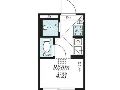 NANO東池袋(ワンルーム/2階)の間取り写真