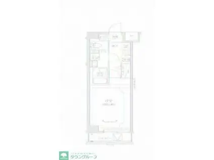 RELUXIA GRANDE 川崎大師公園(1K/6階)の間取り写真