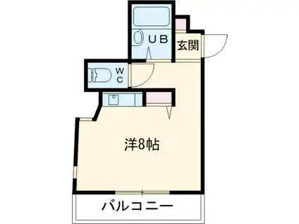 ファーストステージ町屋(ワンルーム/2階)の間取り写真