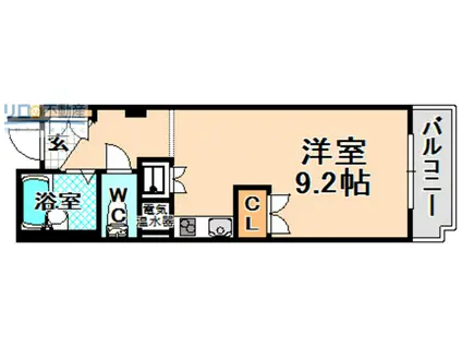 イトーミグランデ(1K/3階)の間取り写真