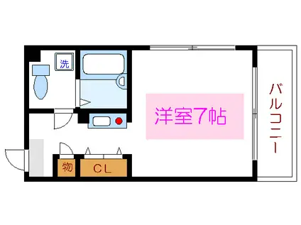 アーテプルミエ(ワンルーム/3階)の間取り写真