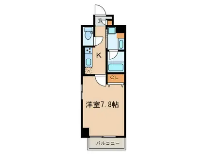 MAISON DE SOLEIL(1K/3階)の間取り写真