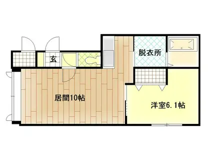 グランオアシス A(1LDK/2階)の間取り写真