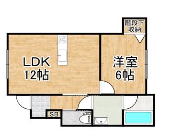 FORESTA(1LDK/1階)の間取り写真