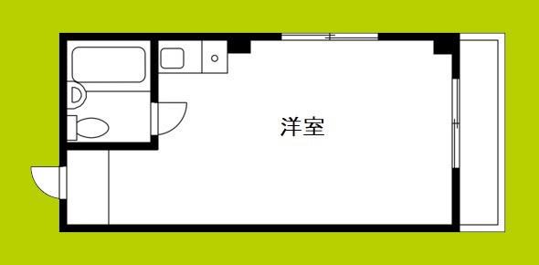 ビューシャルム湊(ワンルーム/3階)の間取り写真