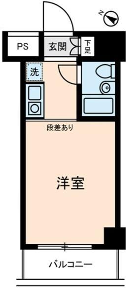 伊勢佐木町ダイカンプラザCITY2(ワンルーム/10階)の間取り写真