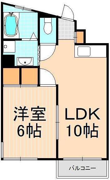 キャヴァンイワタ(1LDK/5階)の間取り写真