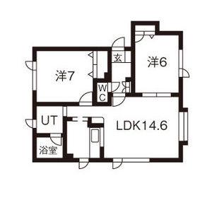 プレジール(2LDK/2階)の間取り写真