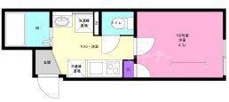 HONGO PARK TERRACE(1K/3階)の間取り写真