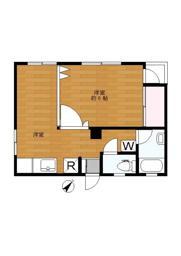 吉田マンション(1DK/3階)の間取り写真