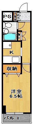 NOVA東口ビル(1K/3階)の間取り写真
