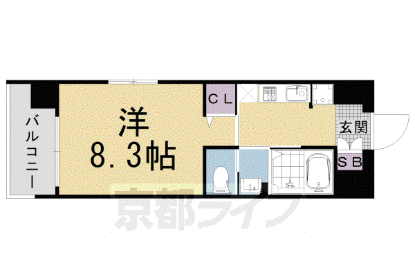 セトル寿(1K/4階)の間取り写真