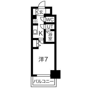 メイクスWアート丸の内(1K/5階)の間取り写真
