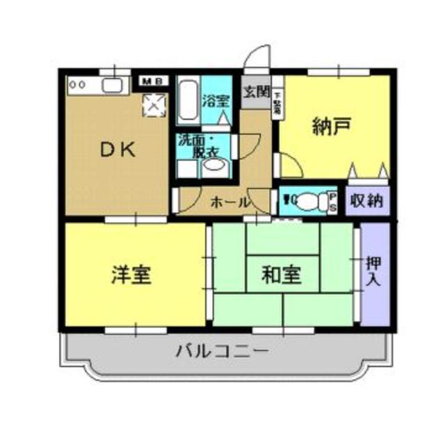 サンロード3(3DK/3階)の間取り写真