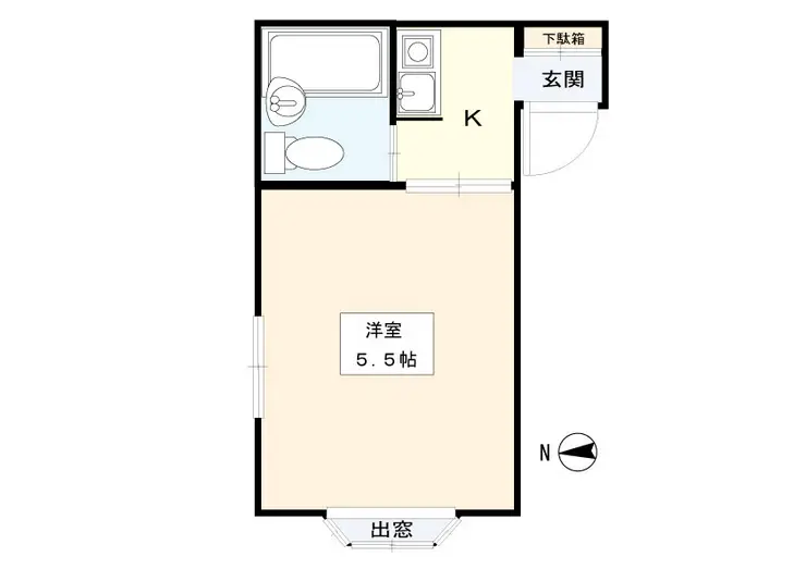 コーポはんざわ 2階階 間取り