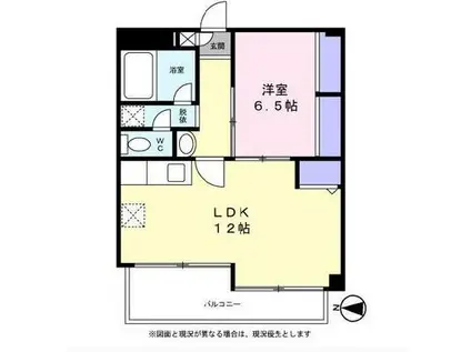 TOMIKURA I(1LDK/2階)の間取り写真