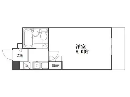 コスタ本牧壱番館(1K/1階)の間取り写真