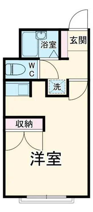 エリア中山 1階階 間取り