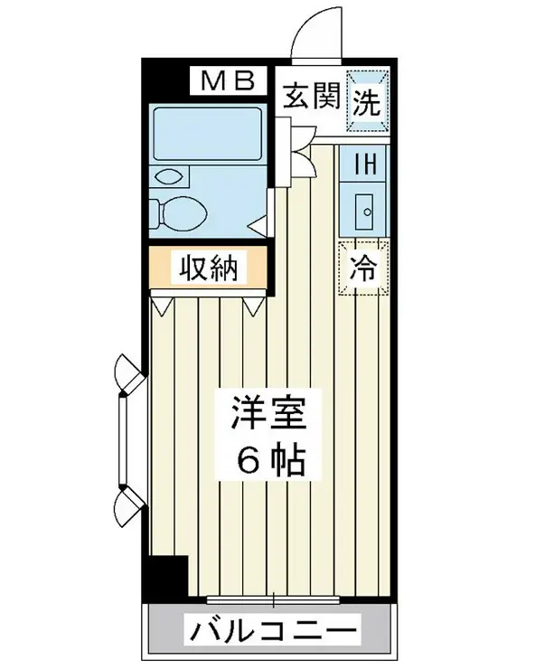 サンブライト北栄 1階階 間取り