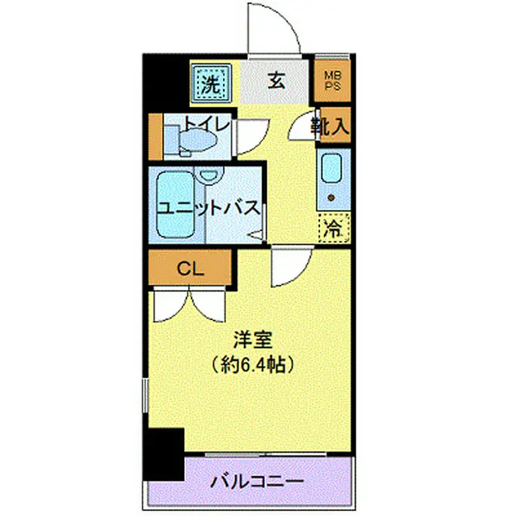 メインステージ門前仲町 6階階 間取り