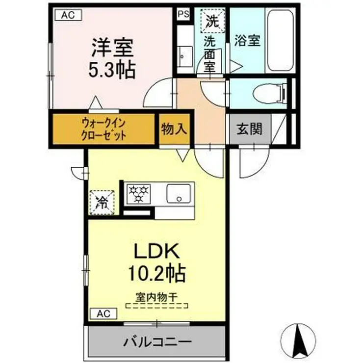 グランド・ガーラ渋谷松濤 2階階 間取り