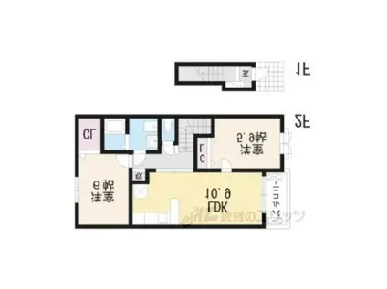 RIRIA VII5(2LDK/2階)の間取り写真