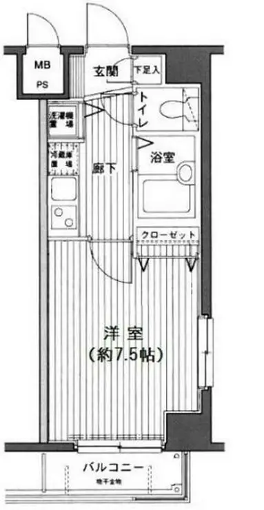 グランド・ガーラ渋谷松濤 4階階 間取り