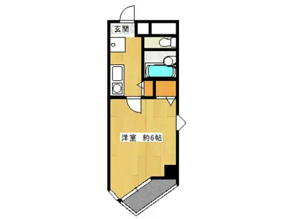 アーバンヒルズ永山(1K/3階)の間取り写真