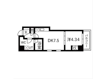 TRADIS大塚 TRADIS大塚(1DK/6階)の間取り写真