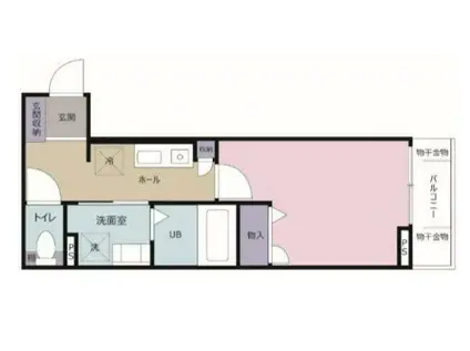 コーポさいさき(1K/3階)の間取り写真