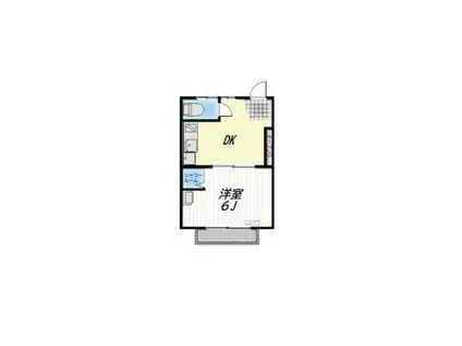 REGIA(1DK/3階)の間取り写真