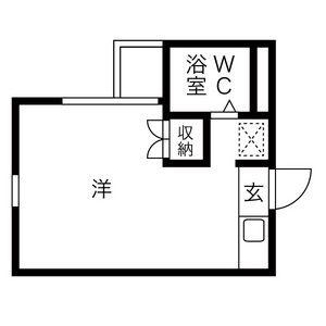RX神宮前(ワンルーム/4階)の間取り写真