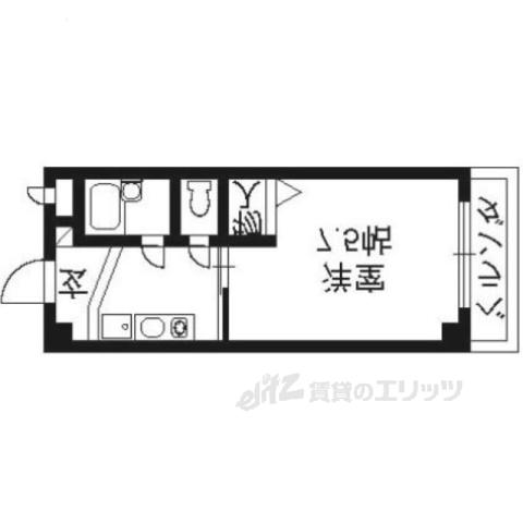 サンコーマンション(1K/3階)の間取り写真