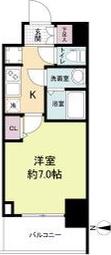 WORVE大阪本町(1K/10階)の間取り写真