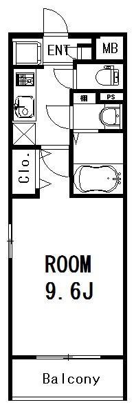 SANG-CASA115(1K/3階)の間取り写真