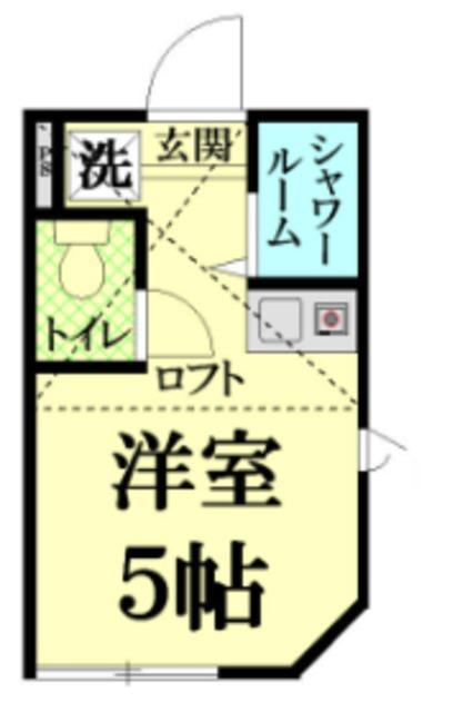 マグニフィセント鶴見(ワンルーム/1階)の間取り写真