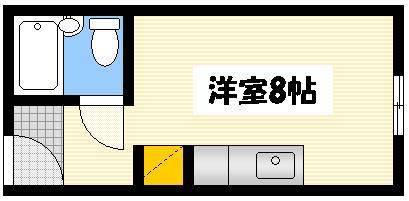 セントラル瀬戸内マンション(ワンルーム/6階)の間取り写真