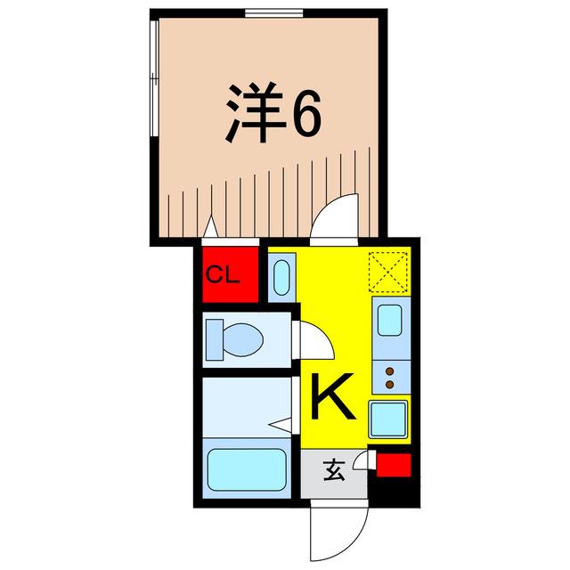 LIFE TOWN AOTO(1K/3階)の間取り写真