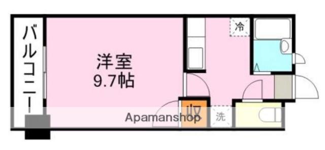 アンジェリックリリィコート(1K/2階)の間取り写真