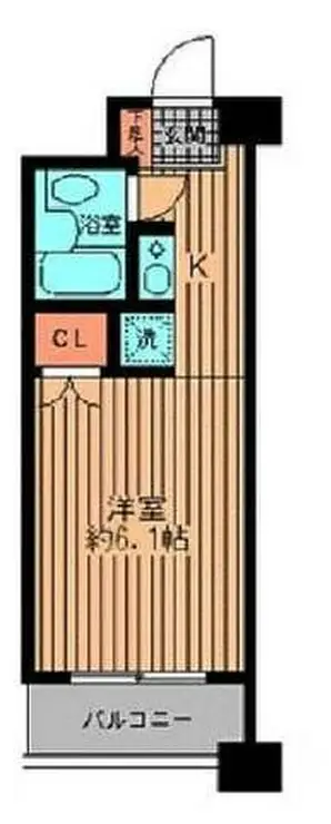 プライムアーバン勝どき 4階階 間取り