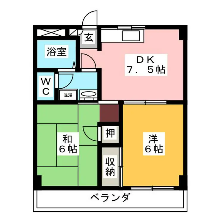 高倉ビル 4階階 間取り