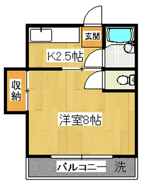 シュロス ユウ 1階階 間取り