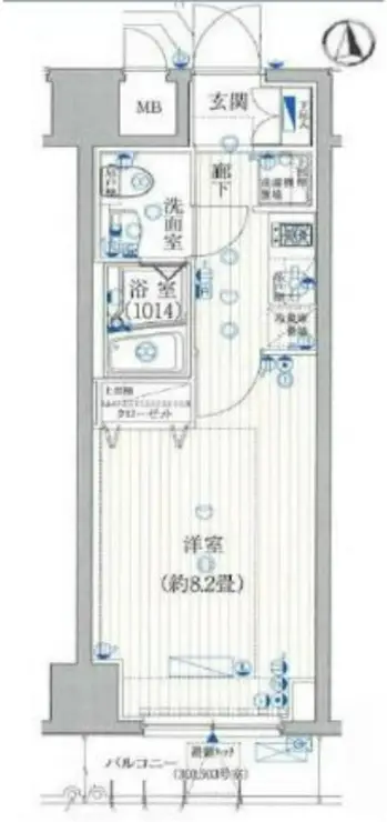 ヴェルステージ秋葉原EAST 5階階 間取り